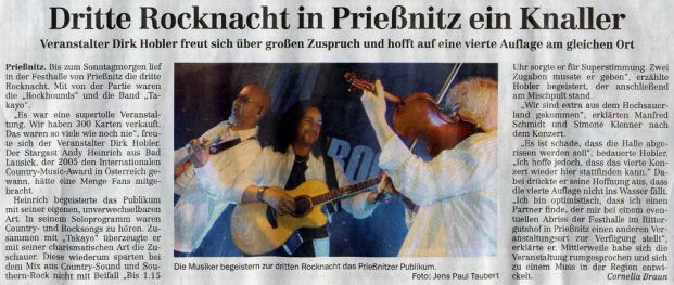 Rocknacht in Prießnitz
